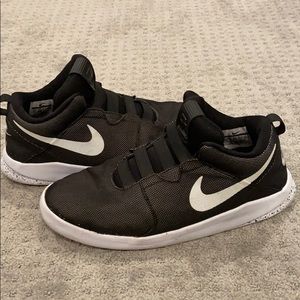 Black Nike High-Top Slip Ons